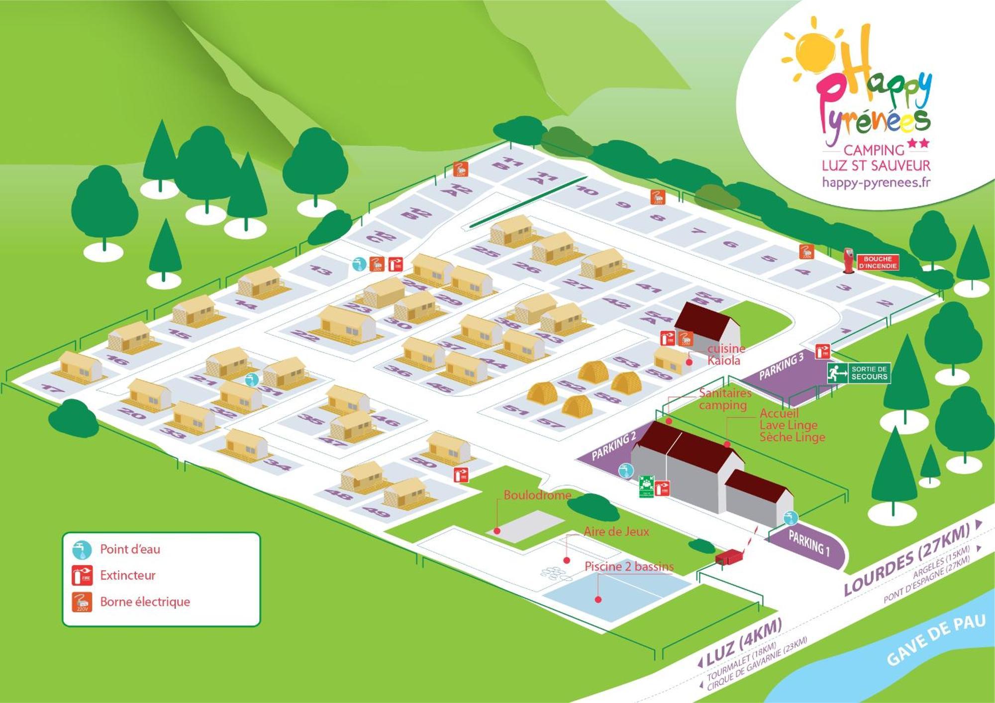 Camping Happy Pyrénées Saligos Exterior foto