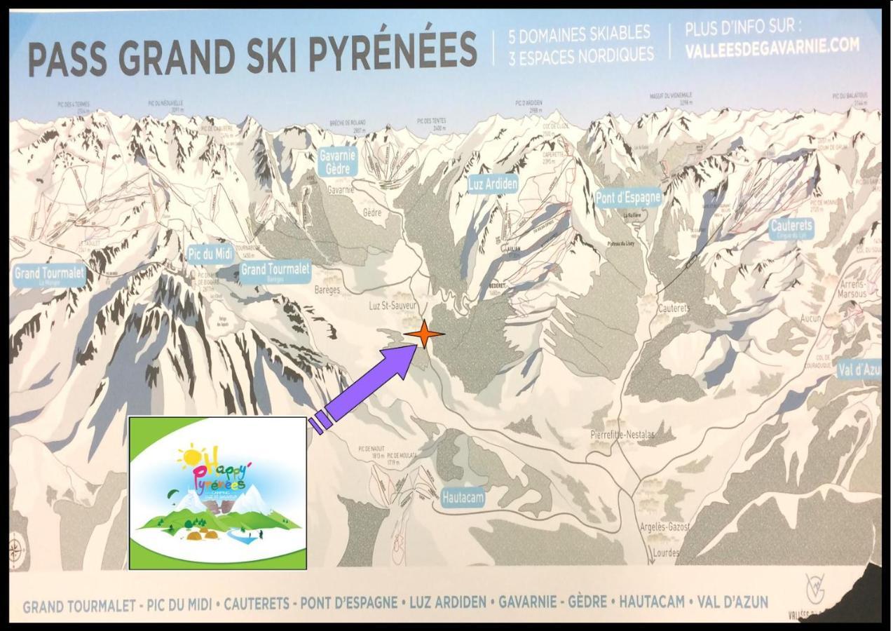 Camping Happy Pyrénées Saligos Exterior foto
